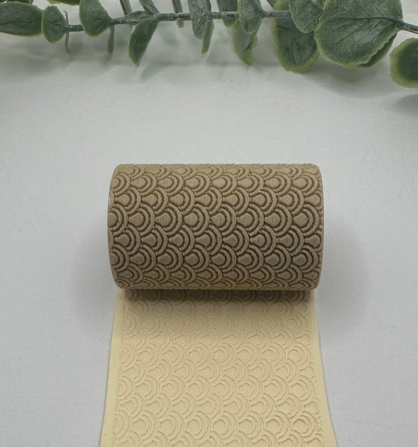 Semicircle Waves Polymer Clay / Cookie Dough Texture Roller