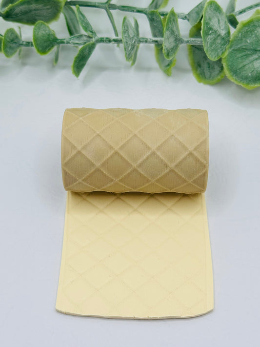 Diamond Leather Polymer Clay/Cookie Dough Texture Roller