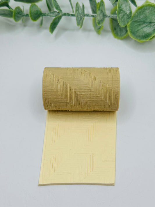 Diagonal Wood Tiles Polymer Clay/Cookie Dough Texture Roller