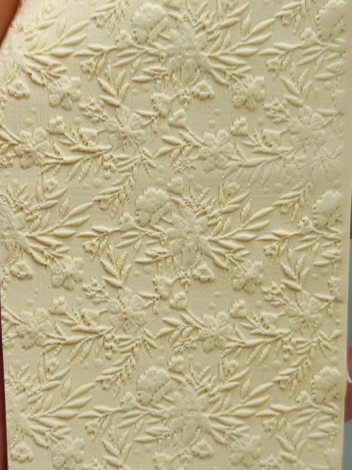Wildflowers Polymer Clay / Cookie Dough Texture Roller