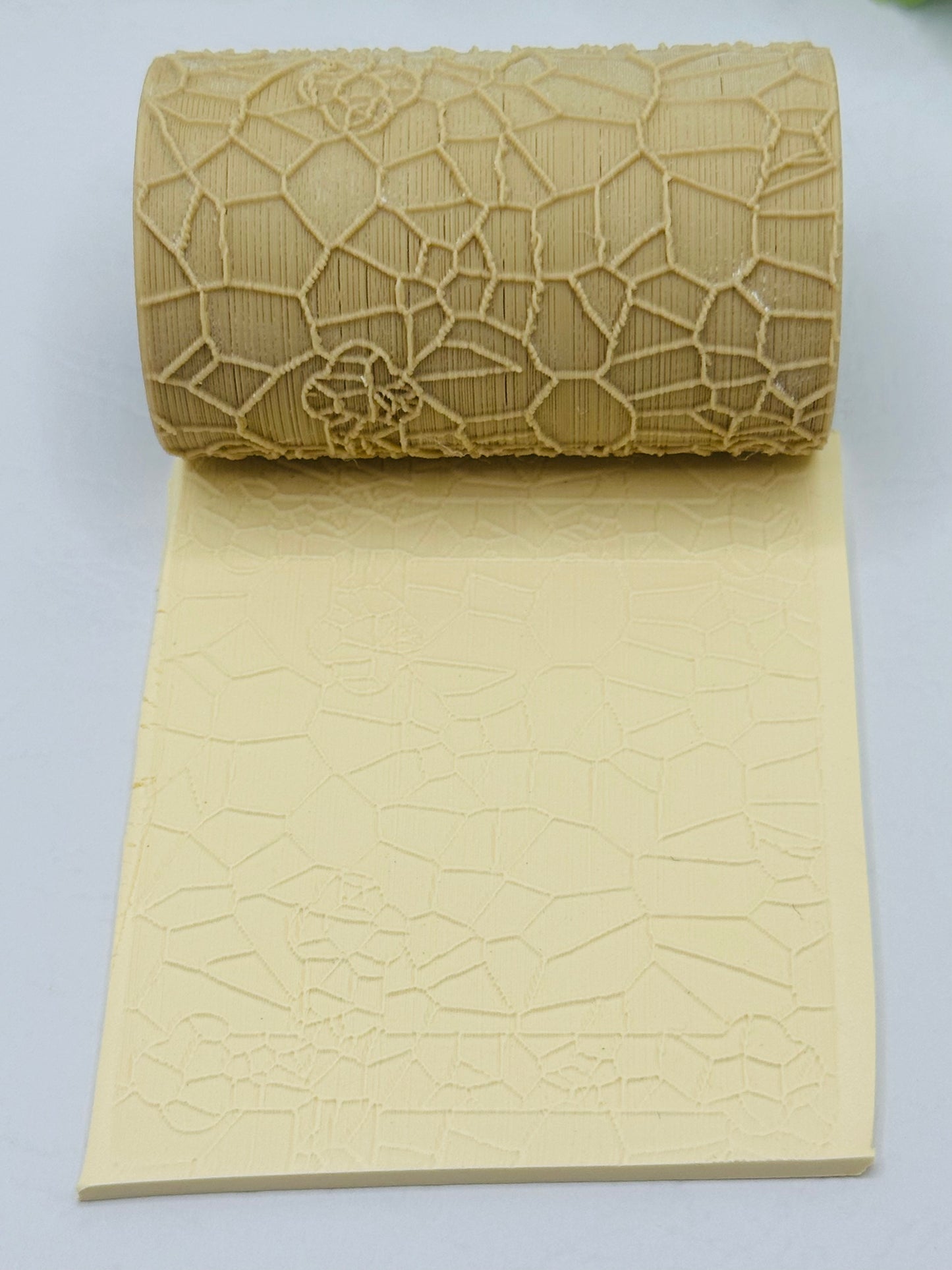 Stained Glass 2 Polymer Clay / Cookie Dough Texture Roller