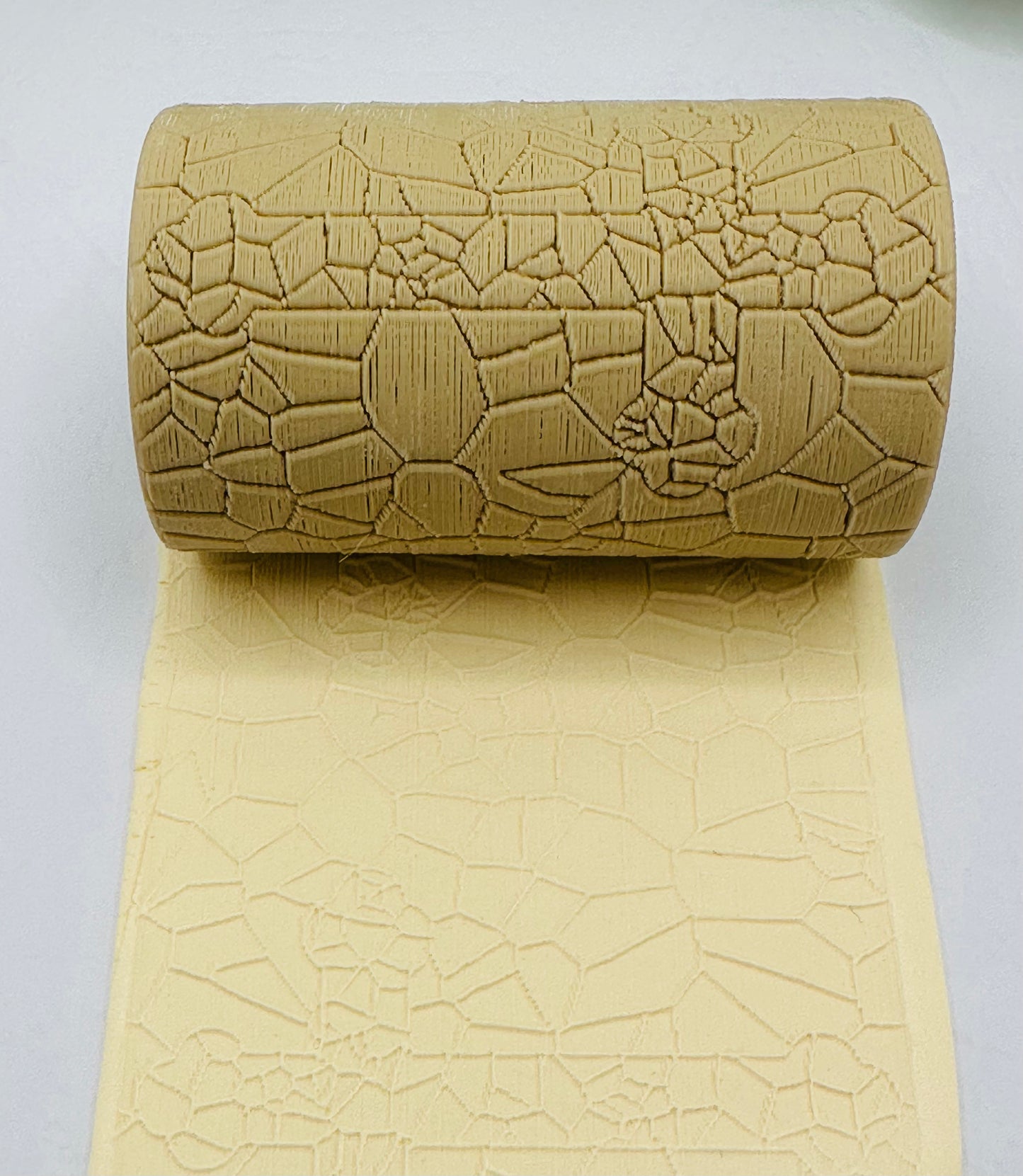 Stained Glass 2 Polymer Clay / Cookie Dough Texture Roller