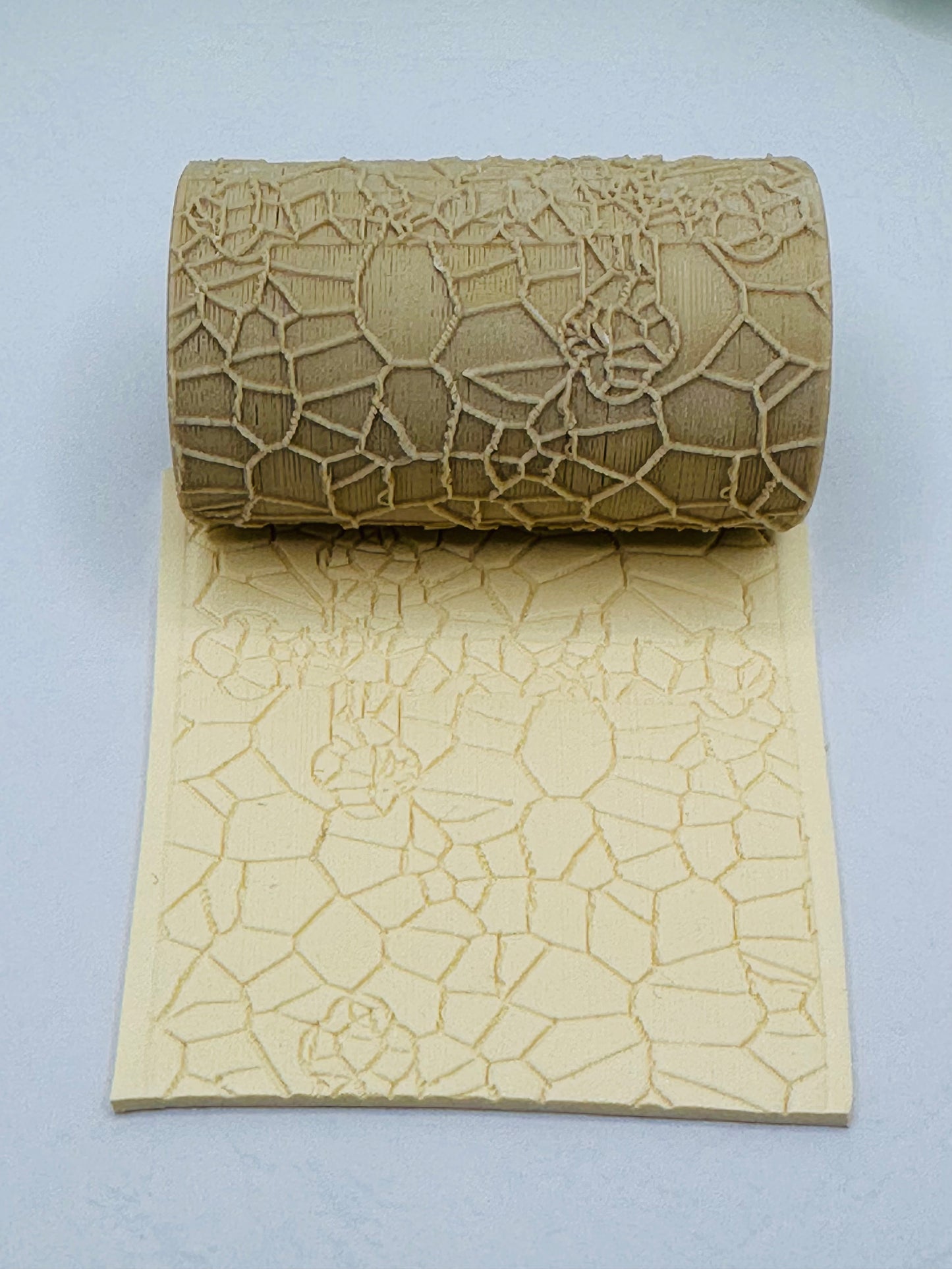 Stained Glass 2 Polymer Clay / Cookie Dough Texture Roller