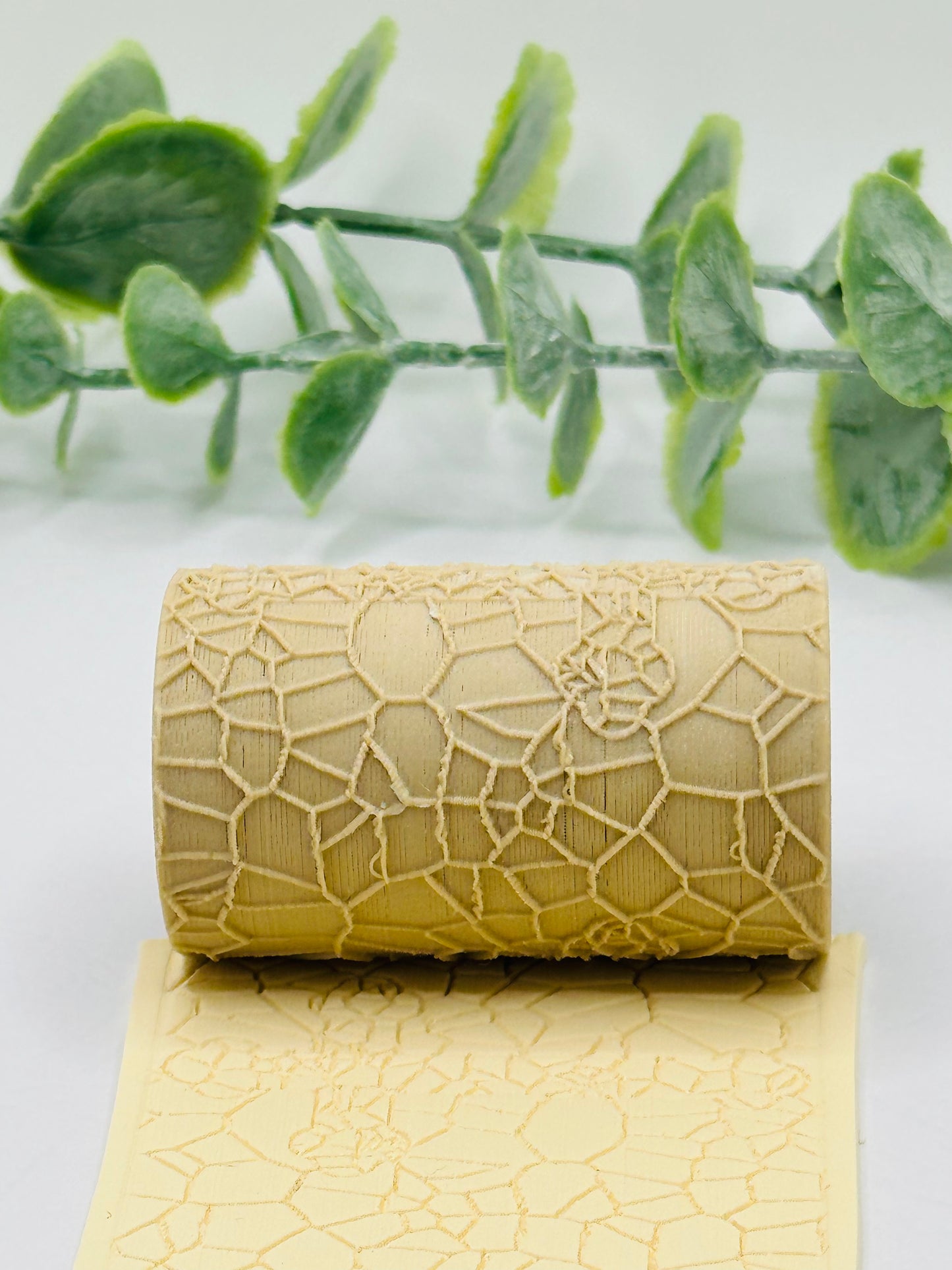 Stained Glass 2 Polymer Clay / Cookie Dough Texture Roller