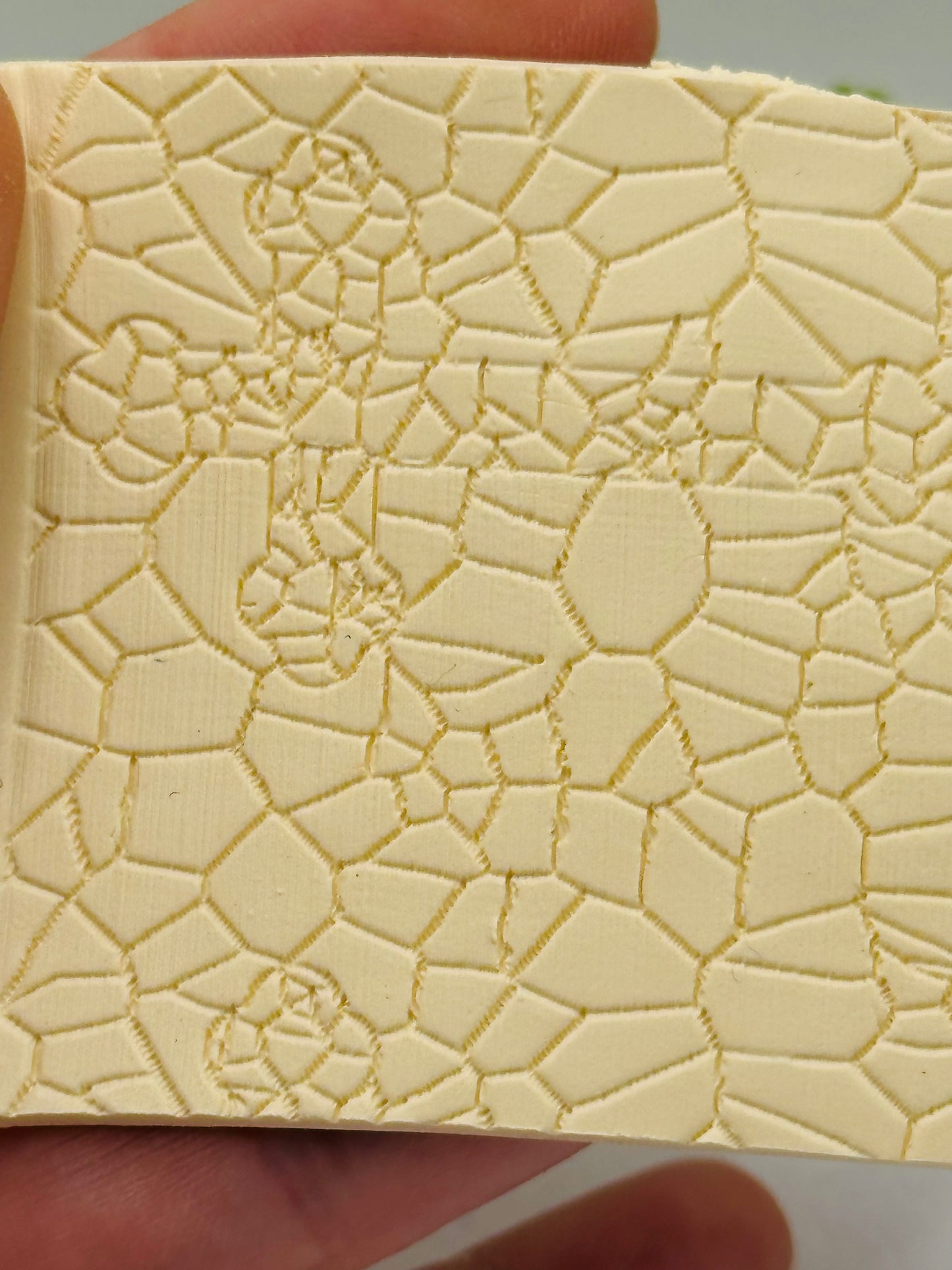Stained Glass 2 Polymer Clay / Cookie Dough Texture Roller