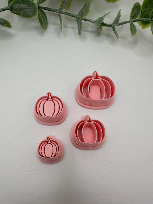 Pumpkin 1 Cookie Cutter / Polymer Clay Cutter