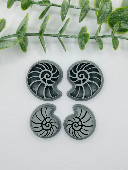 Conch Shell Cookie Cutter / Polymer Clay Cutter
