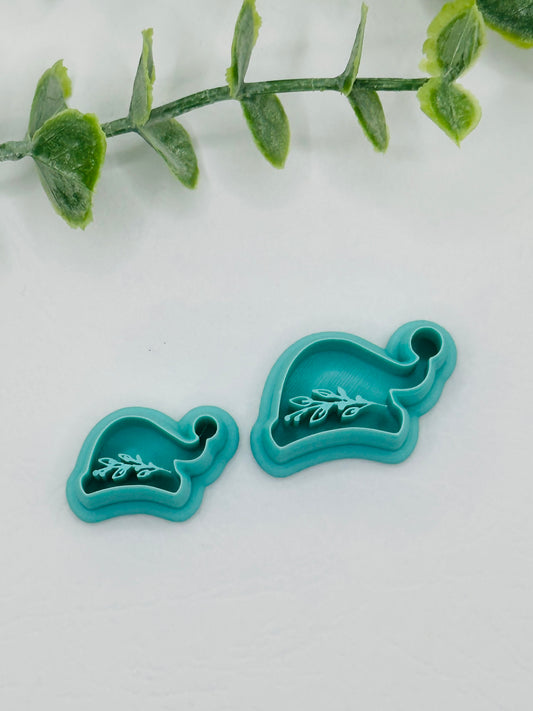 Elf Hat Cookie Cutter / Polymer Clay Cutter