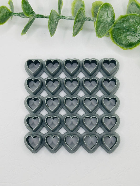 Heart Multi Cookie Cutter / Polymer Clay Cutter