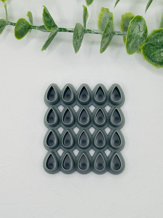 Teardrop Leaf Multi Cookie Cutter / Polymer Clay Cutter