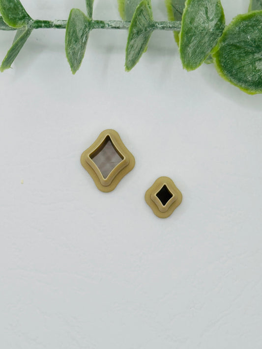 Inverted Diamond Cookie Cutter / Clay Cutter