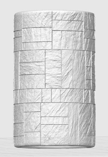 Marbled Tile Polymer Clay / Cookie Dough Texture Roller