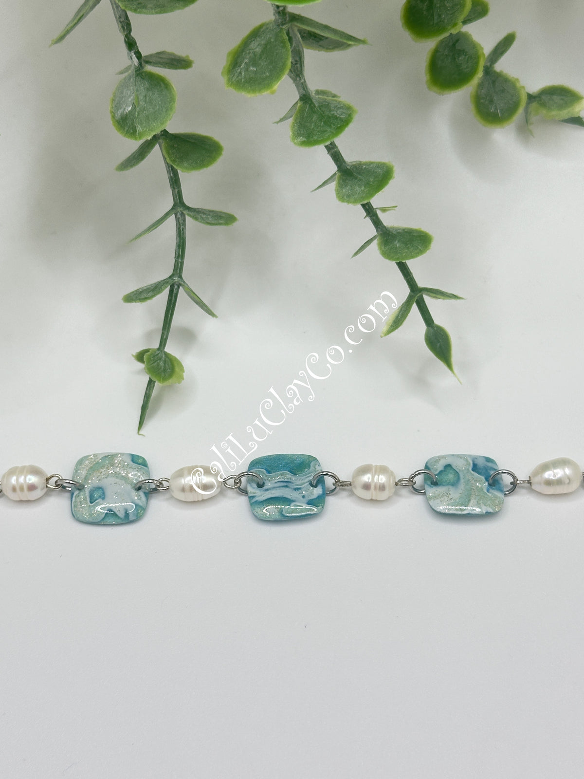 Ocean Story Bracelet with Freshwater Pearls