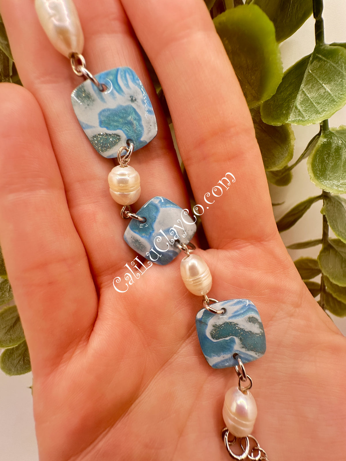 Ocean Story Bracelet with Freshwater Pearls