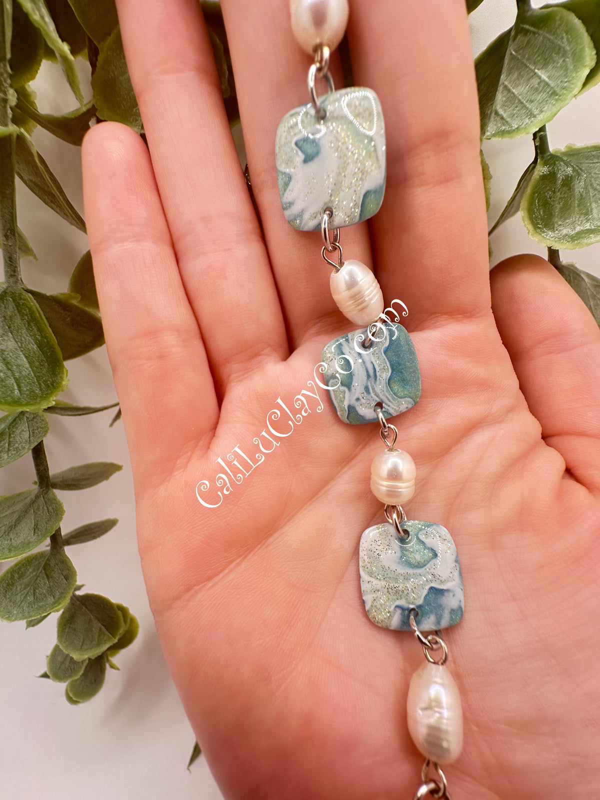 Ocean Story Bracelet with Freshwater Pearls