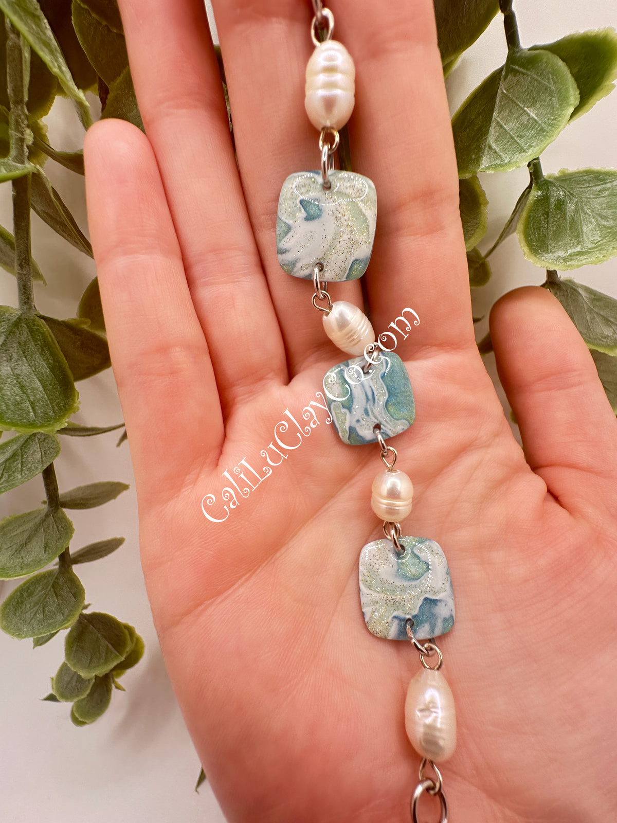 Ocean Story Bracelet with Freshwater Pearls