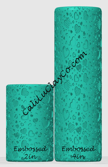 Sweethearts Texture Roller for Polymer Clay/Fondant/Cookie Dough