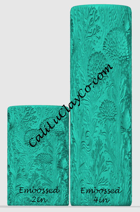 Underwater Botanicals Texture Roller for Polymer Clay/Fondant/Cookie Dough