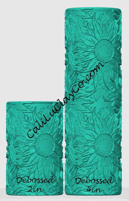 Flowy Sunflower Texture Roller for Polymer Clay/Fondant/Cookie Dough