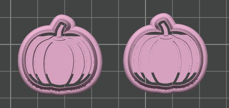 Pumpkin 1 Cookie Cutter / Polymer Clay Cutter
