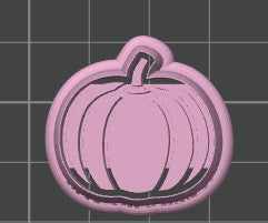 Pumpkin 1 Cookie Cutter / Polymer Clay Cutter