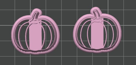 Pumpkin 1 Cookie Cutter / Polymer Clay Cutter