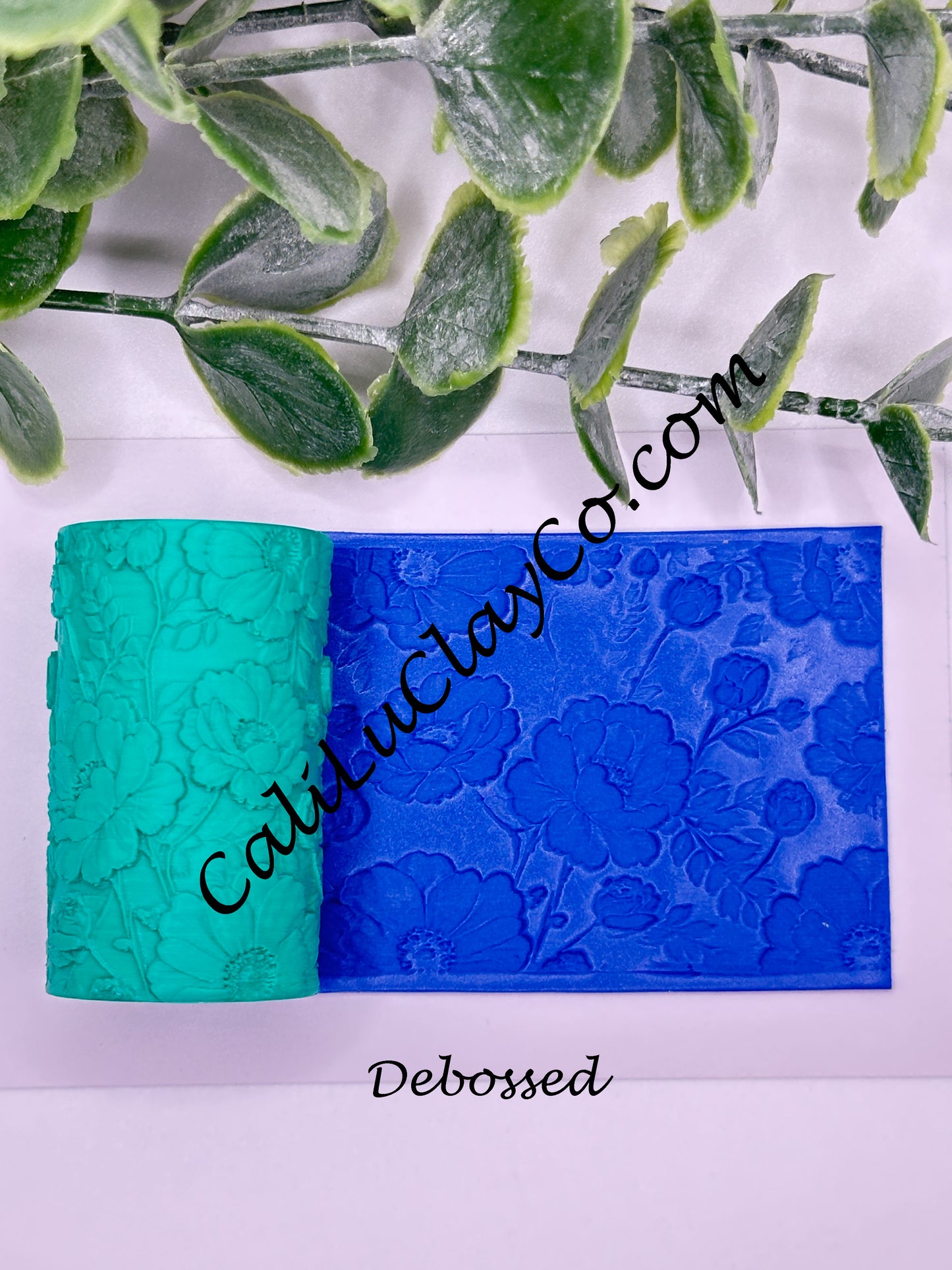 Floral Bouquet Texture Roller for Polymer Clay/Fondant/Cookie Dough
