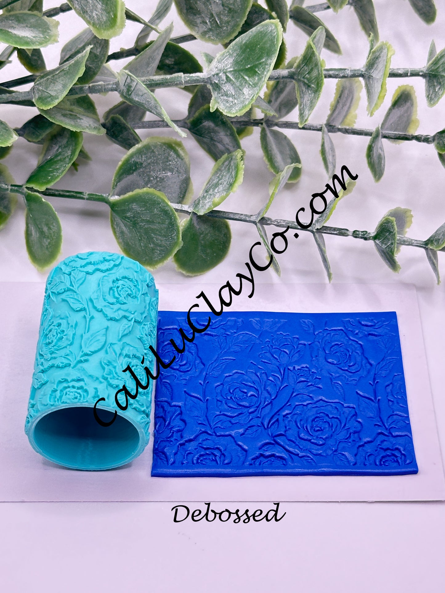 Heirloom Roses #2 Texture Roller for Polymer Clay/Fondant/Cookie Dough