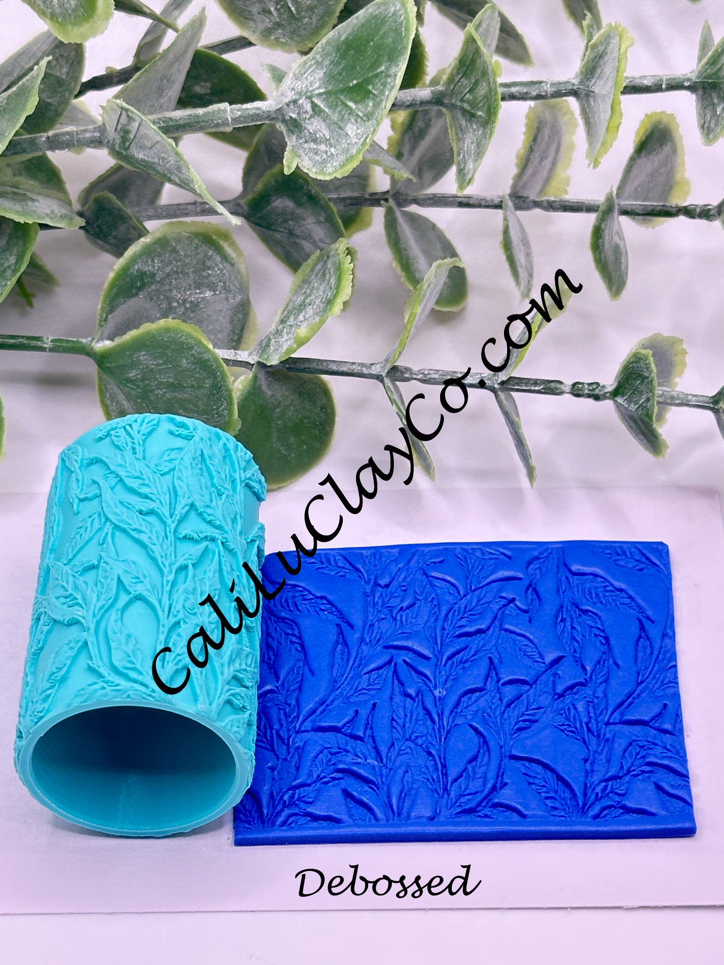 Flowy Foliage 2 Texture Roller for Polymer Clay/Fondant/Cookie Dough