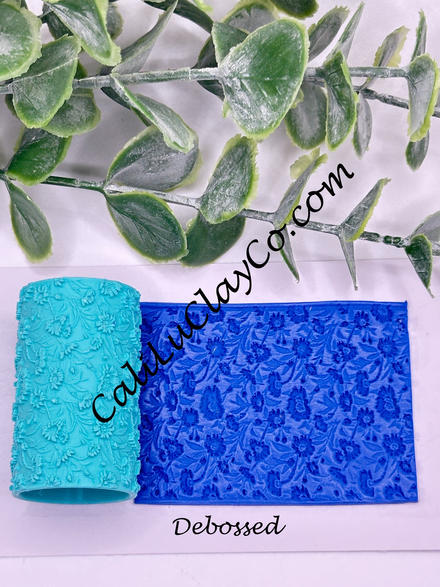 Wild Daisies Texture Roller for Polymer Clay/Fondant/Cookie Dough