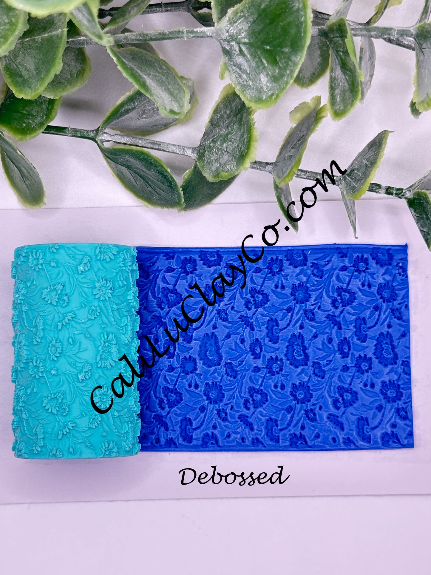 Wild Daisies Texture Roller for Polymer Clay/Fondant/Cookie Dough