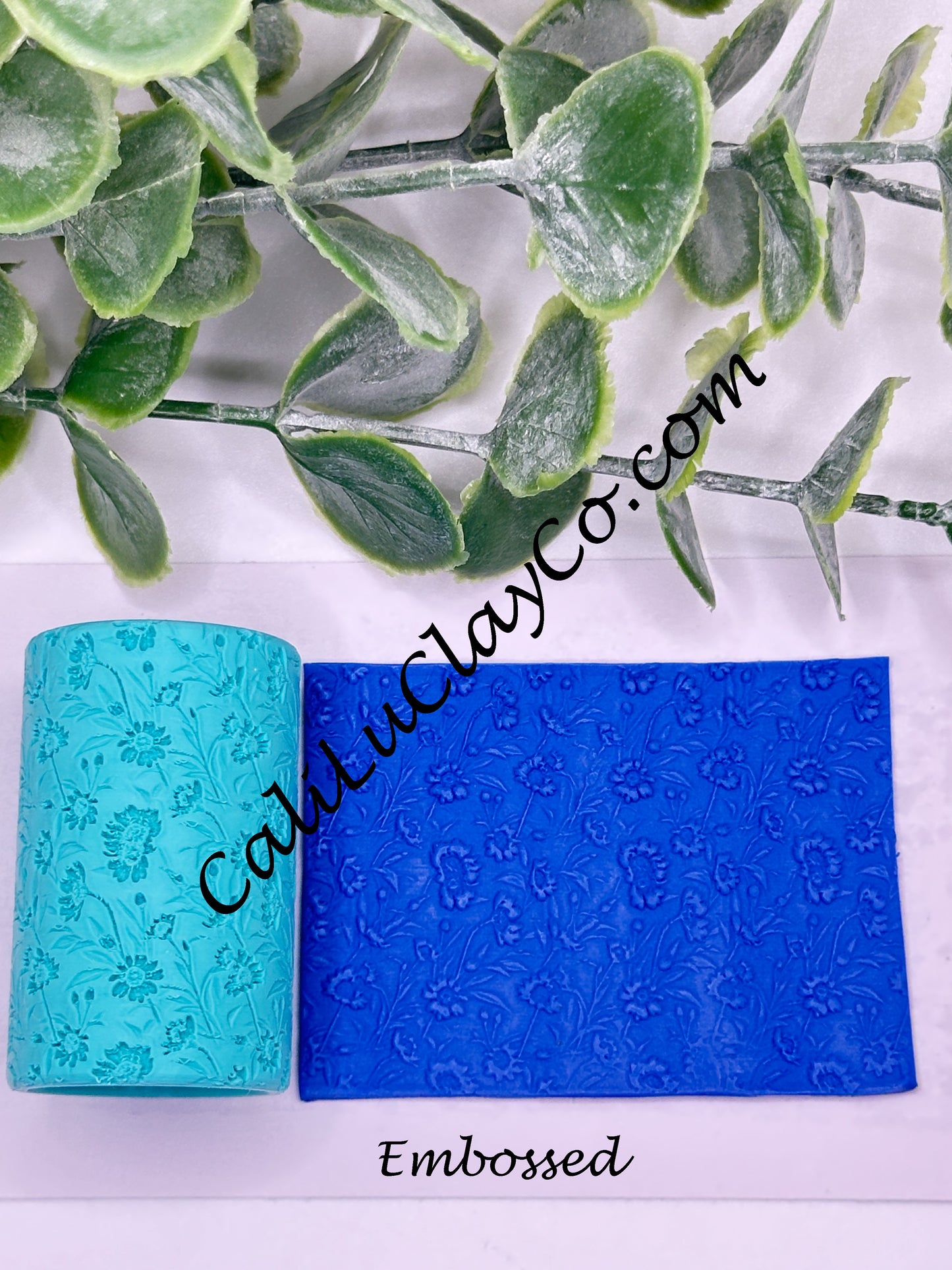Wild Daisies Texture Roller for Polymer Clay/Fondant/Cookie Dough