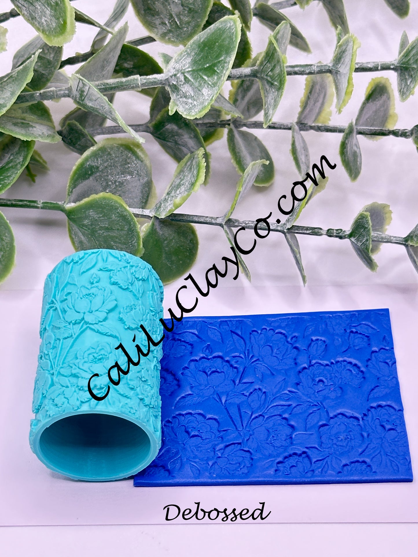 Heirloom Roses #1 Texture Roller for Polymer Clay/Fondant/Cookie Dough
