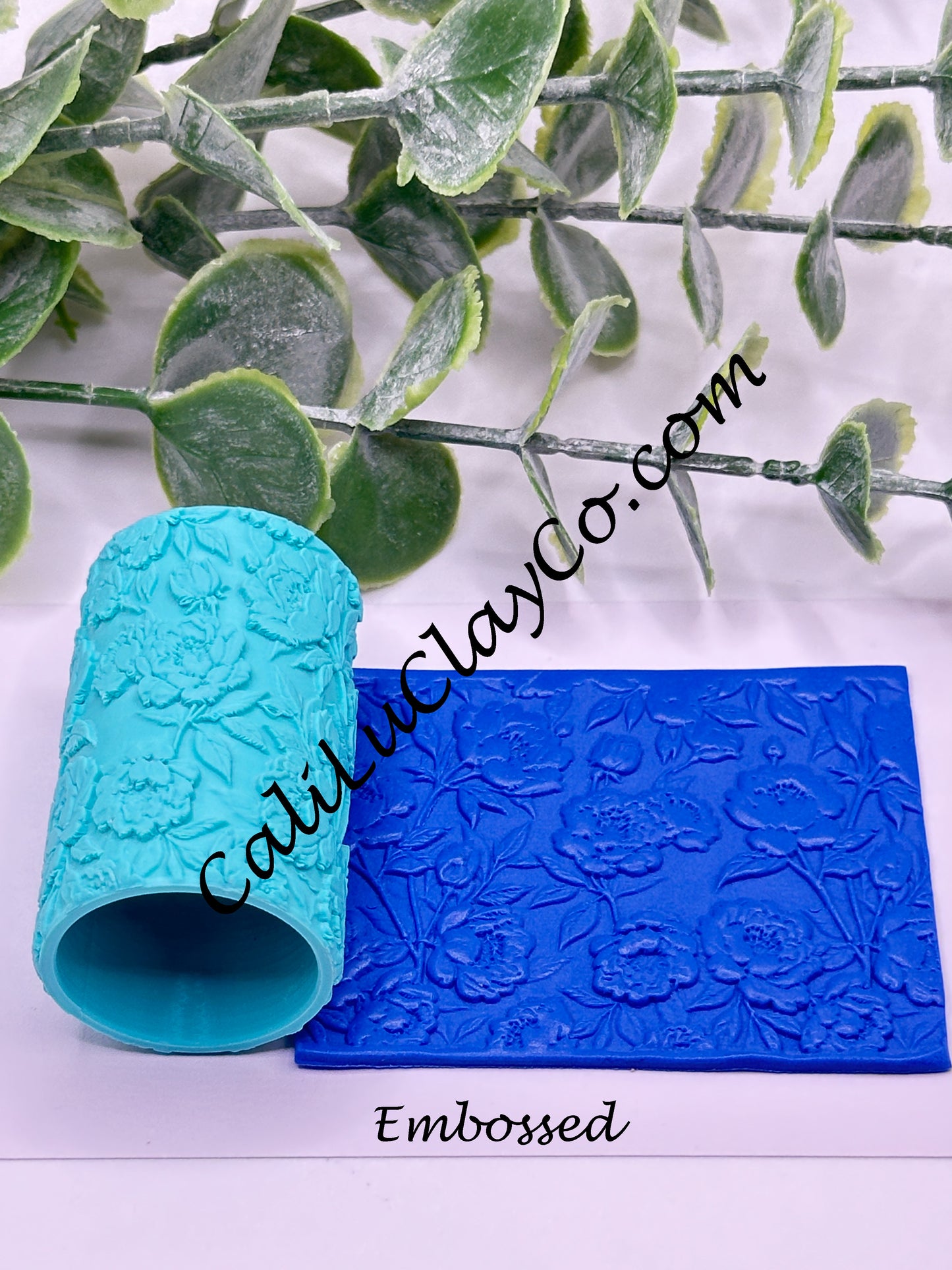 Heirloom Roses #1 Texture Roller for Polymer Clay/Fondant/Cookie Dough