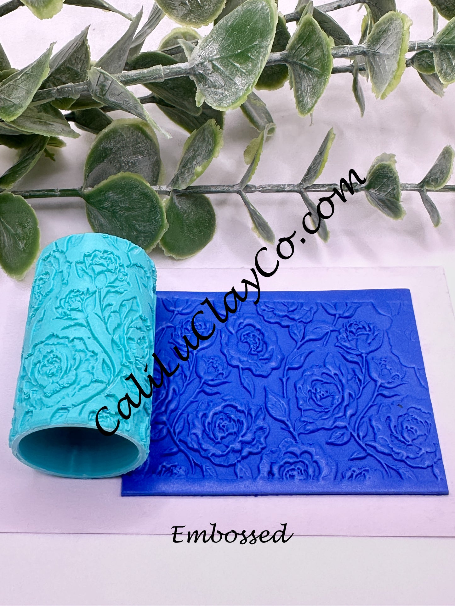Heirloom Roses #2 Texture Roller for Polymer Clay/Fondant/Cookie Dough