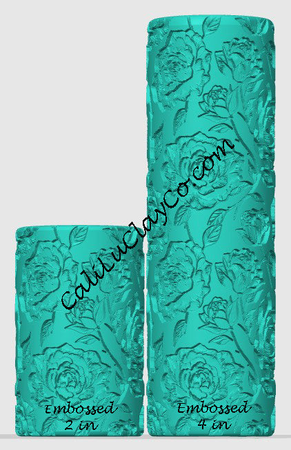 Heirloom Roses #2 Texture Roller for Polymer Clay/Fondant/Cookie Dough