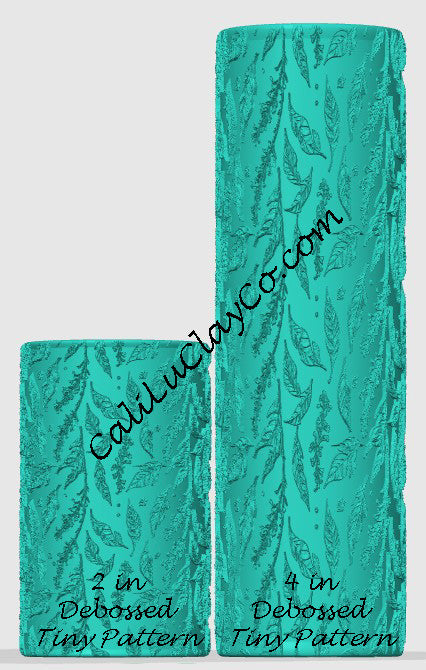 Feathery Leaves (Tiny Leaves) Texture Roller for Polymer Clay/Fondant/Cookie Dough