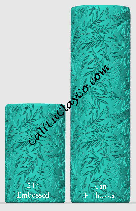 Leafy Twigs Polymer Clay / Cookie Dough Texture Roller