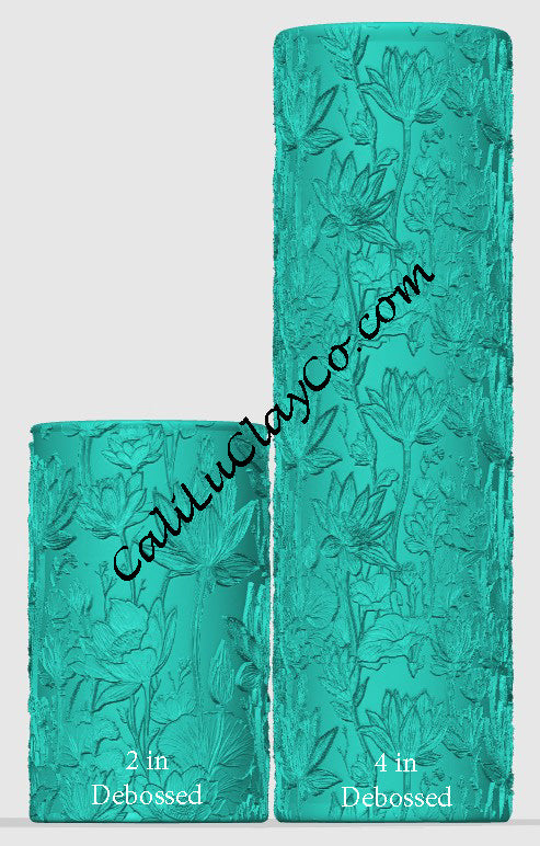 Lotus #2 Texture Roller for Polymer Clay/Fondant/Cookie Dough
