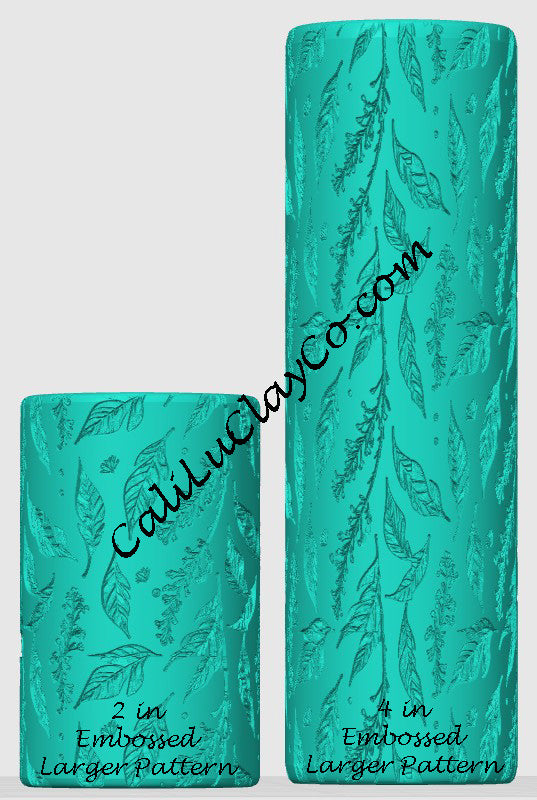 Feathery Leaves (Large Leaves) Texture Roller for Polymer Clay/Fondant/Cookie Dough