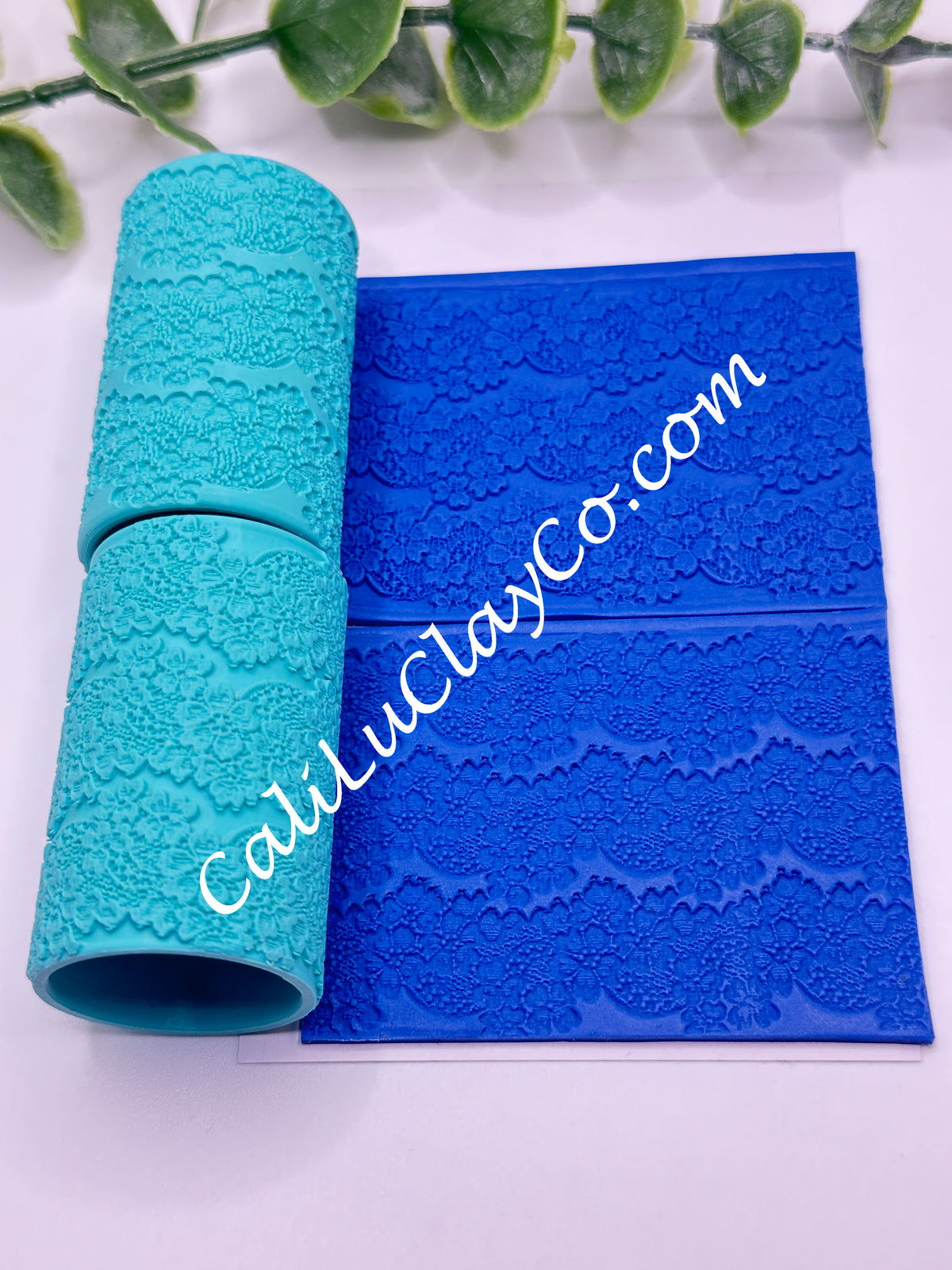 Floral Lace #3 Texture Roller for Polymer Clay