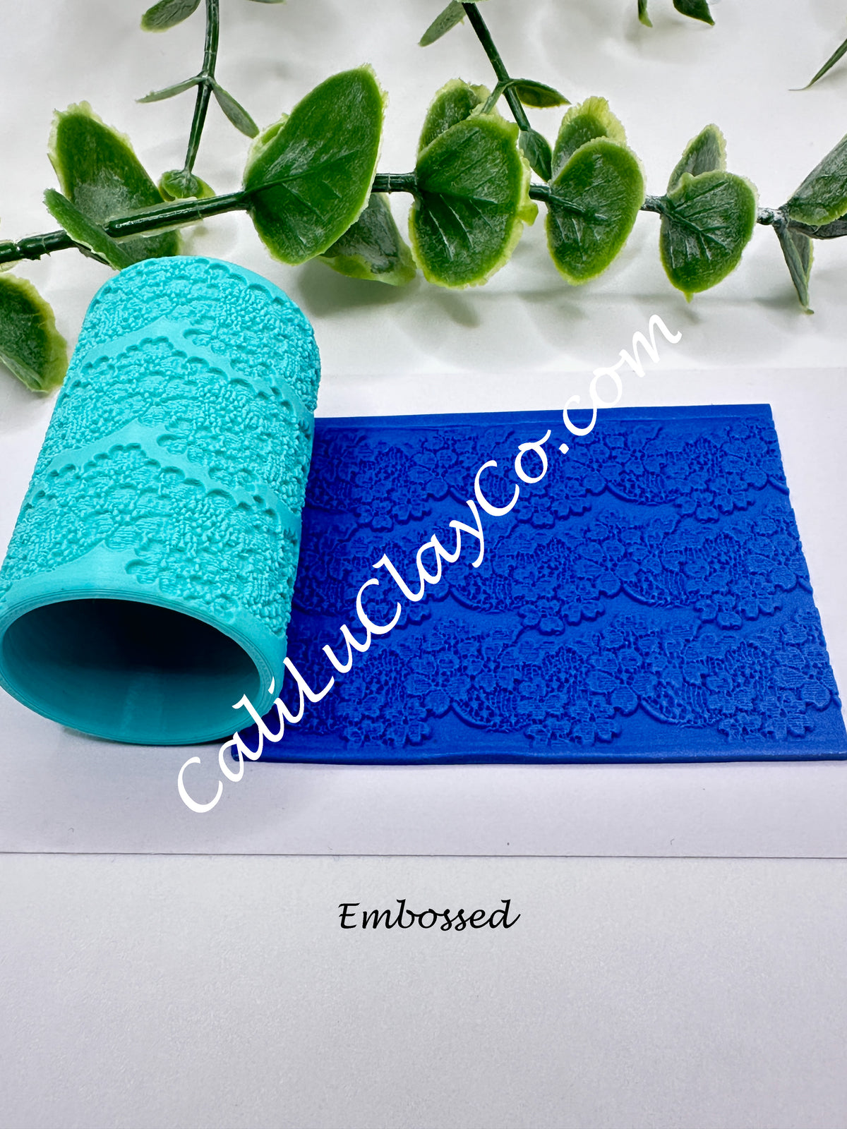 Floral Lace #3 Texture Roller for Polymer Clay
